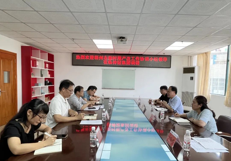 【產(chǎn)改工作進行時】謝善高到廣西神冠膠原生物集團有限公司調研產(chǎn)業(yè)工人隊伍建設改革工作情況