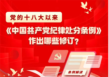 黨的十八大以來(lái)，《中國(guó)共產(chǎn)黨紀(jì)律處分條例》作出哪些修訂？