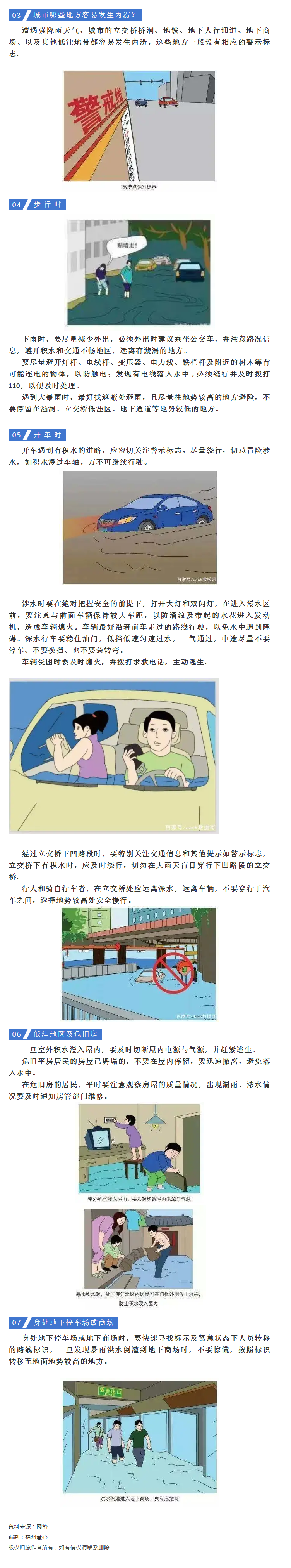 【職業(yè)防護科普】暴雨導致城市內澇，公眾應該如何避險？.png